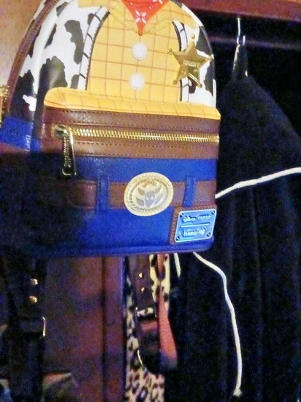 Loungefly Disney Pixar Toy Story Woody Cosplay Mini Backpack NEVER BEEN USED